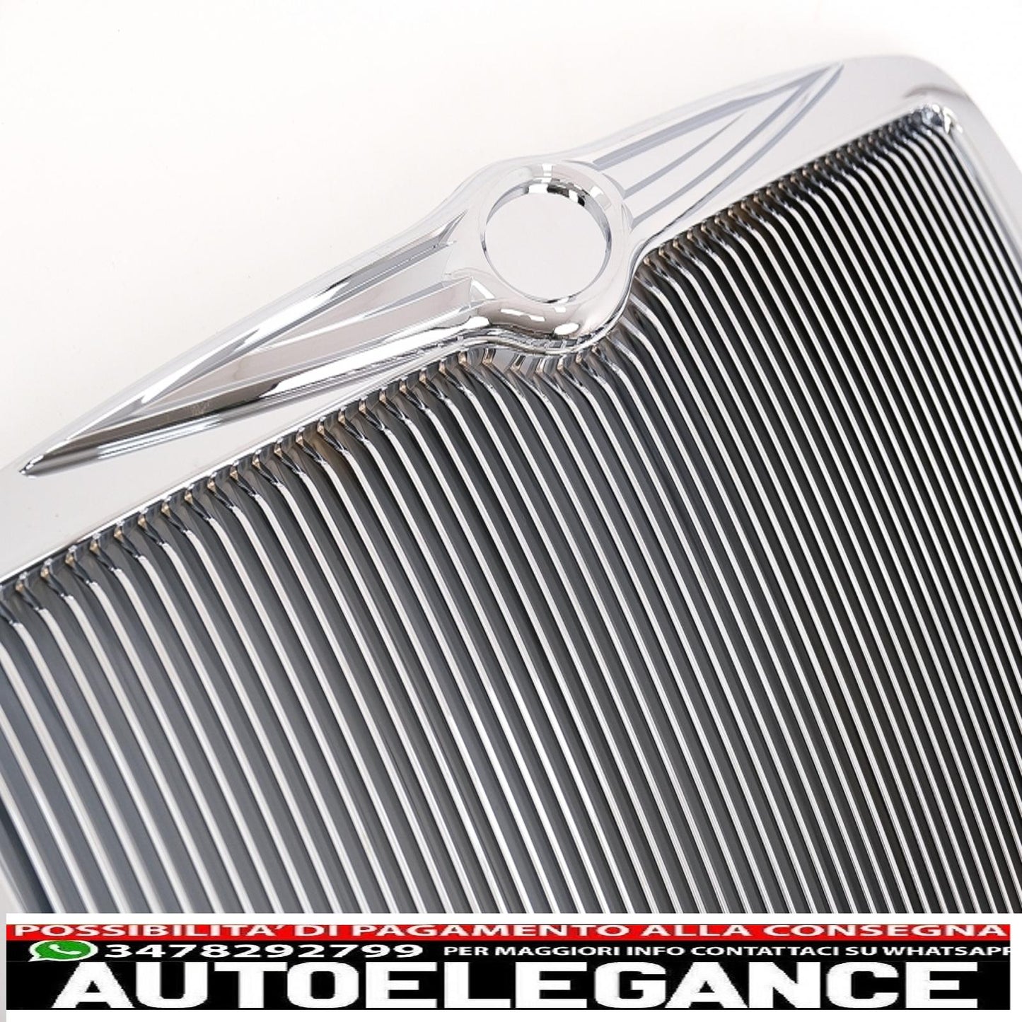 front grille suitable for chrysler 300c sedan avant (2004-2010) vertical chrome edition