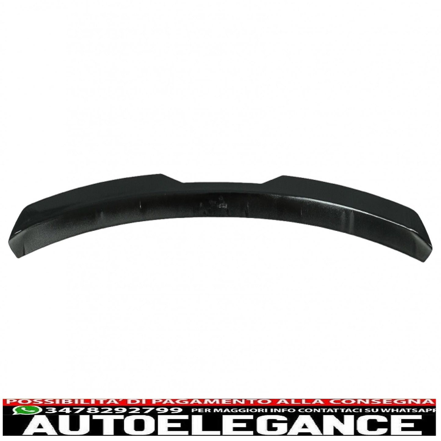 aggiungi l'estensione dell'ala dello spoiler sul tetto adatta per vw polo aw mk6 (2017-up) pianoforte nero AUTOELEGANCERICAMBI