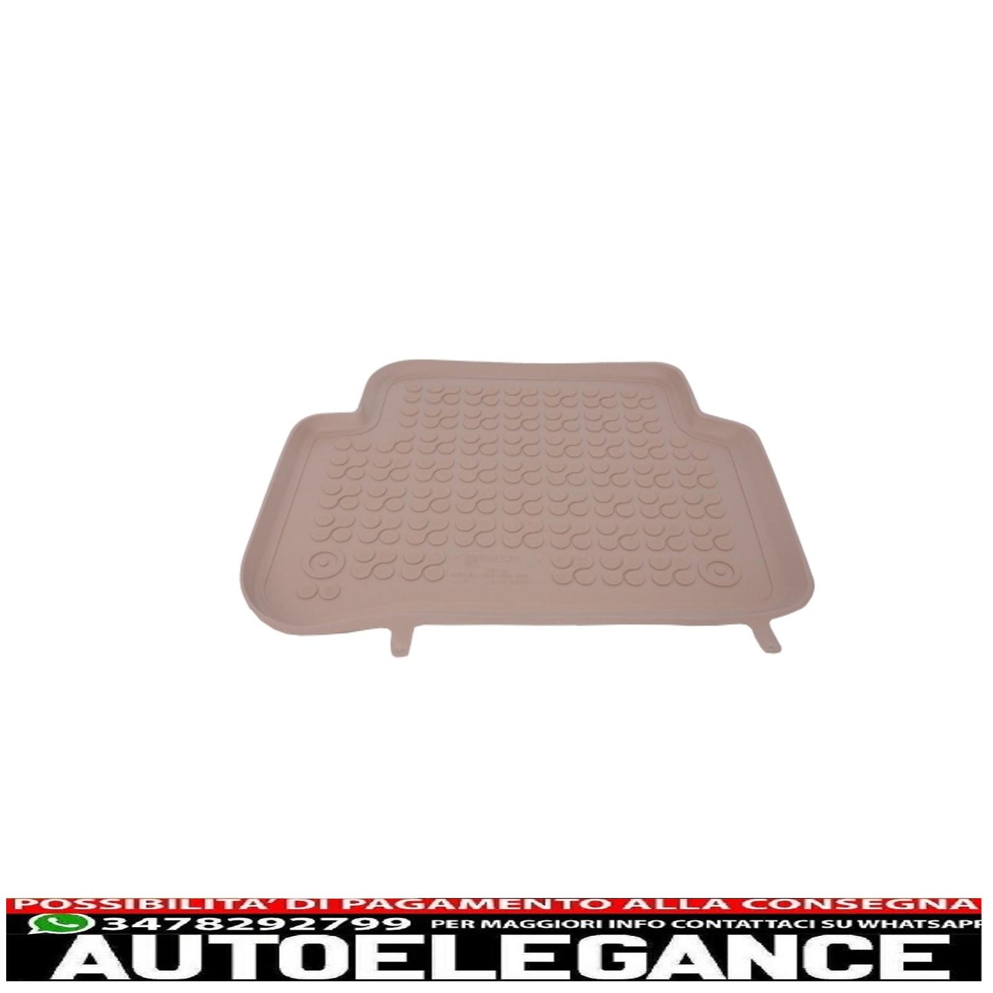 Beige rubber mat suitable for mercedes e class w212 2009-2016