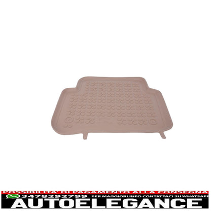 Beige rubber mat suitable for mercedes e class w212 2009-2016