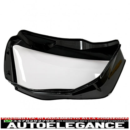 headlights lenses glasses suitable for audi a4 b8.5 8k2 sedan avant (2012-2015)