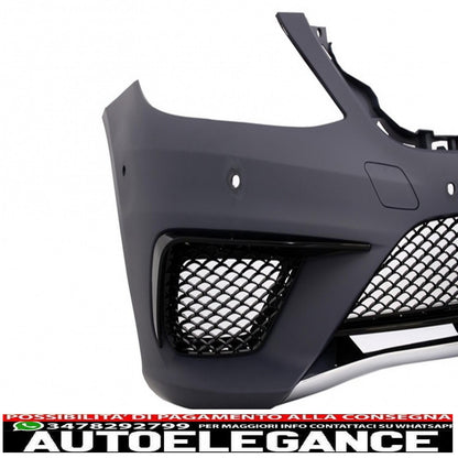 Body kit diffuser bumper suitable for mercedes s class w222 sport line package (2013-06.2017) exhaust muffler tips design s63 