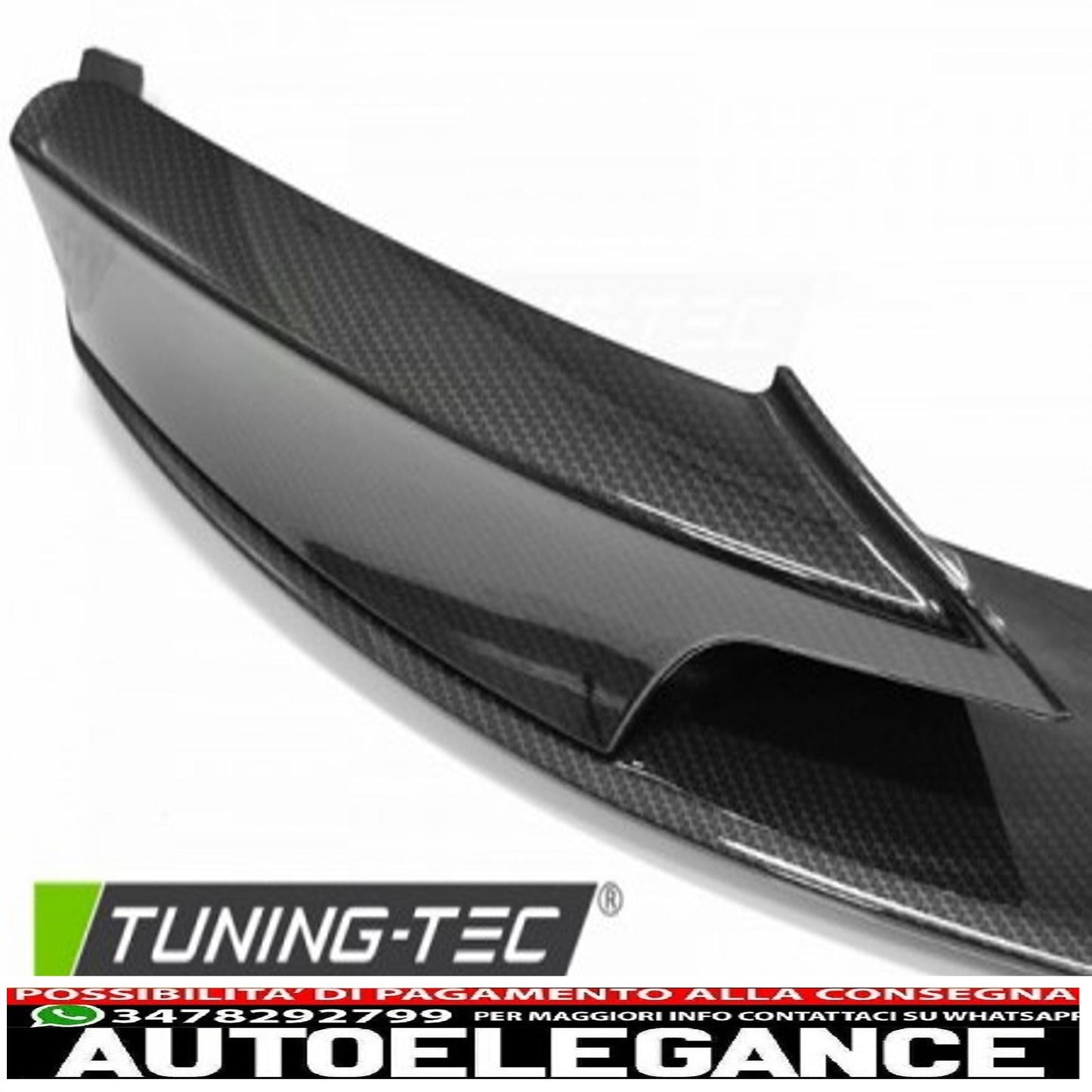 spoiler anteriore stile performance carbon look adatto per bmw f30/f31 11-