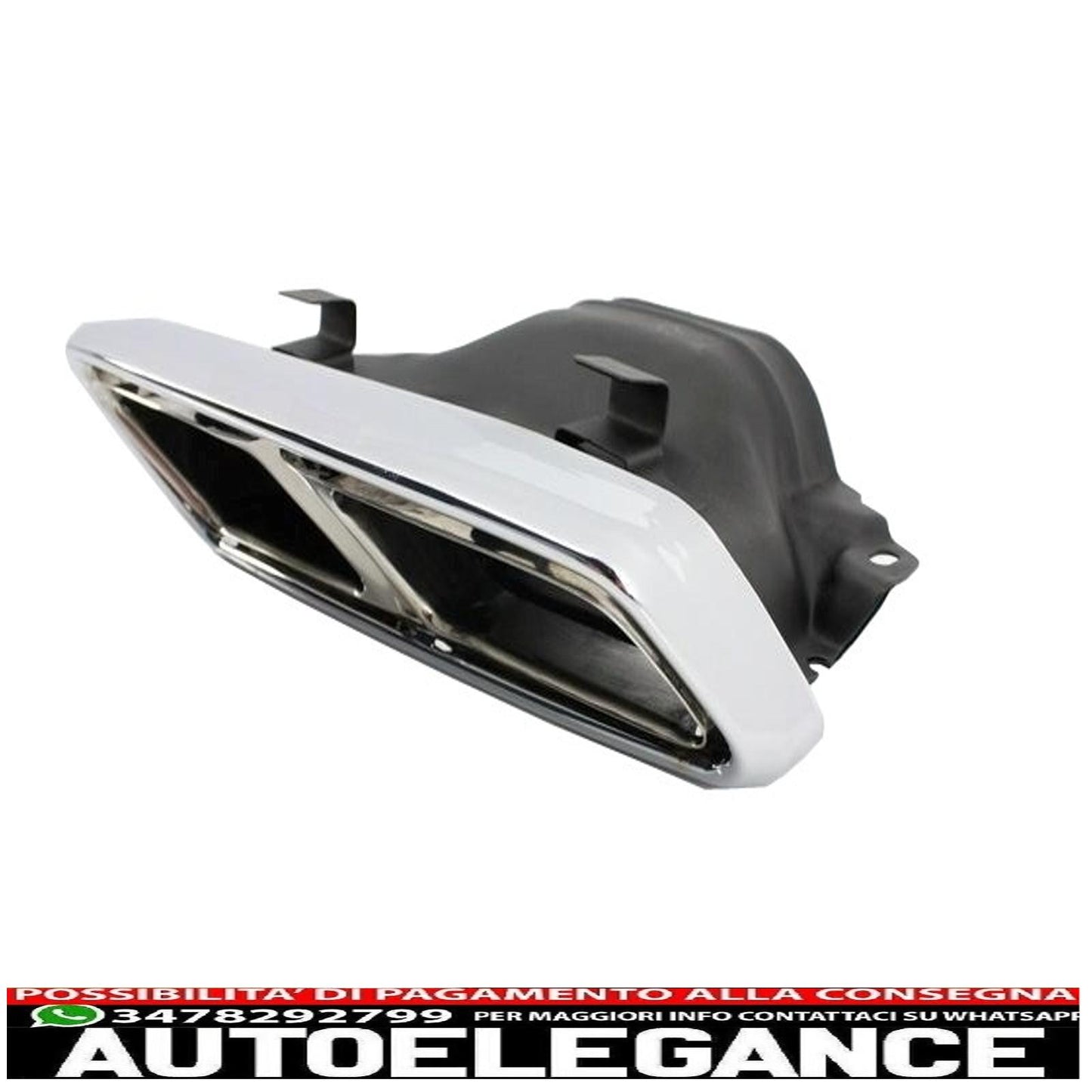Punte per silenziatore di scarico adatte per mercedes benz classe s w222 classe e w212 s212 facelift cls w218 classe sl r231 e63 s65 sl65 a-design