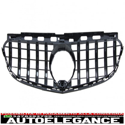 center grille suitable for mercedes e class w212 s212 facelift (2013-2016) gt-r design panamericana