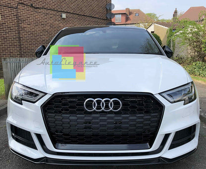GRIGLIA ADATTA PER AUDI A3 8V 2017-2019 LOOK RS3 NERA ECONOMICA