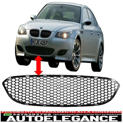 griglia centrale inferiore paraurti anteriore adatta per bmw serie 5 e60 (2003-2010) design m5