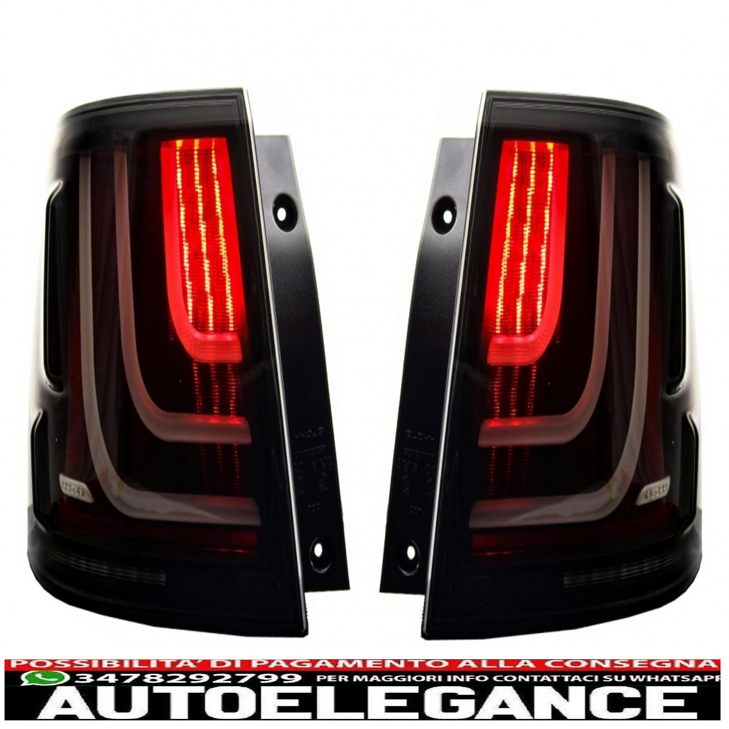 Glohh LED Light Bar Rear Lights Fit For Range Rover Sport L320 (2005-2013) GL-3X Dynamic Smoke