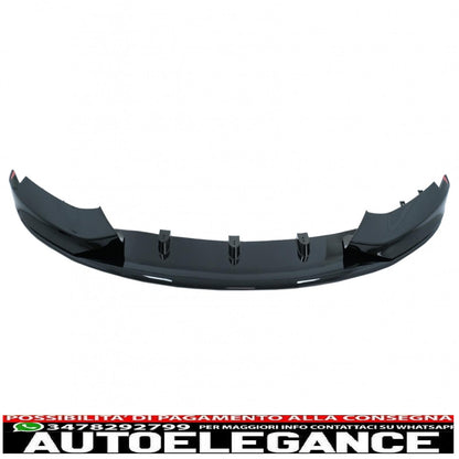 Labbro spoiler paraurti anteriore adatto per BMW Serie 4 F32 F33 F36 Coupe Cabrio Grand Coupe (2013-03.2019) con minigonne laterali estensioni labbra aggiuntive m-performance nero