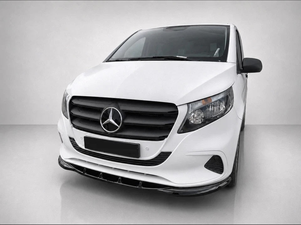 👉Splitter anteriore per Mercedes Vito W447 facelift (2024-) ABS nero lucido👈
