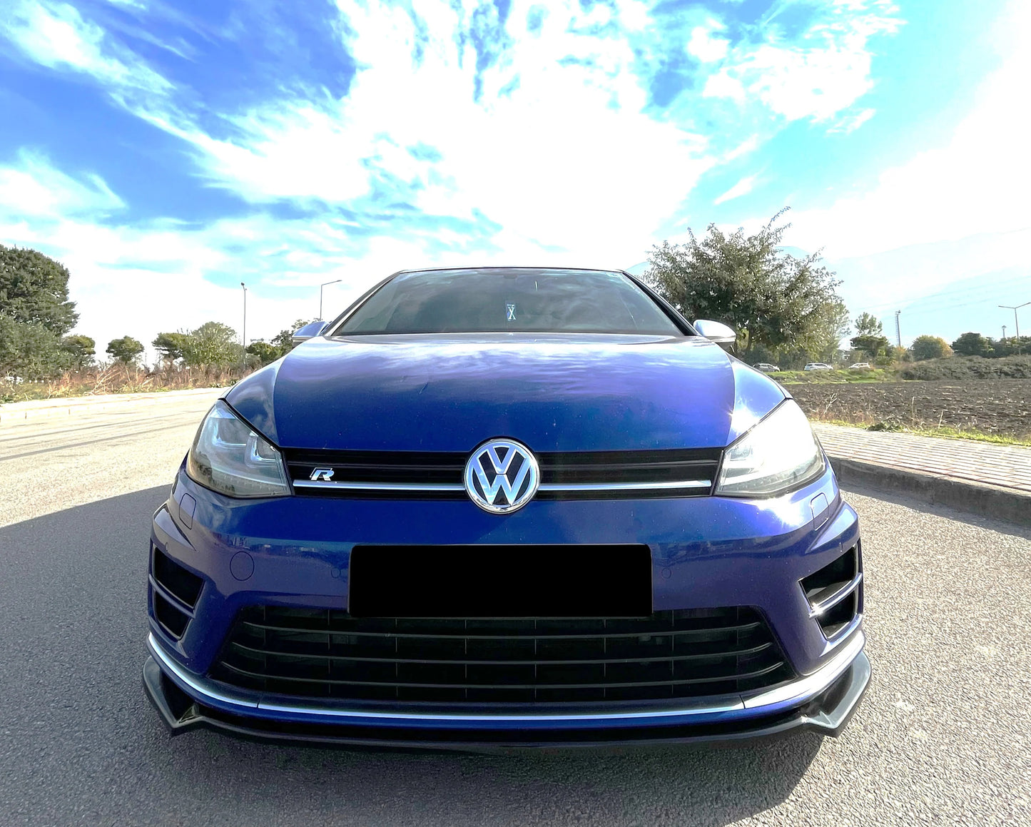 Splitter anteriore adatto per VW Volkswagen Golf MK 7 R / R Line 2013-2016