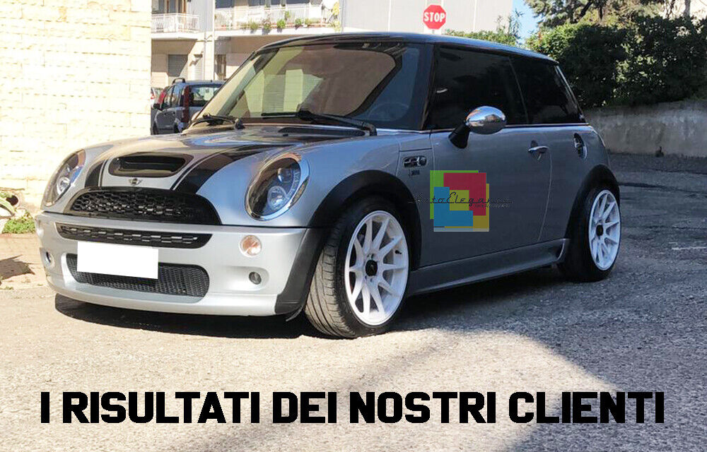 MINIGONNE LATERALI MINI R56 + R53 2001-2009 SPOILER SOTTO PORTA LOOK SPORTIVO -