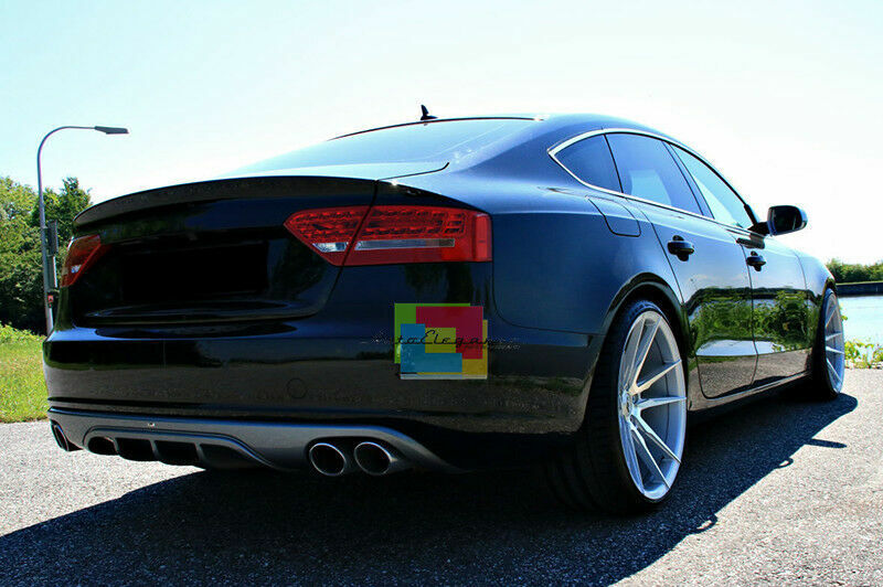 AUDI A5 COUPE SPORTBACK 2007-2011 DIFFUSORE POSTERIORE ABS LOOK S5 SPORT IT AUTOELEGANCERICAMBI