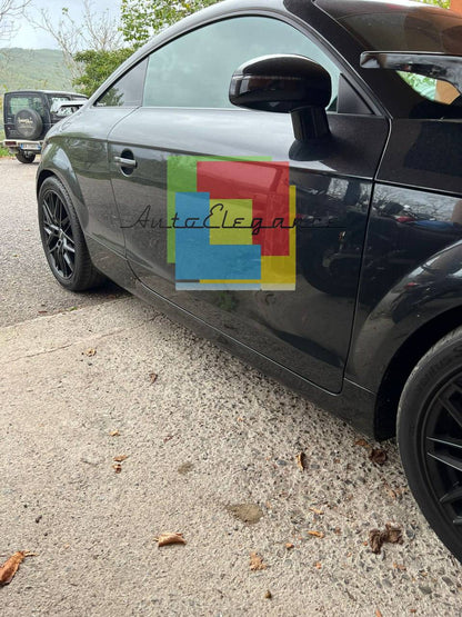 MINIGONNE LATERALI ADATTE PER AUDI TTRS 8J 2009-2014 LOOK RS GREZZE
