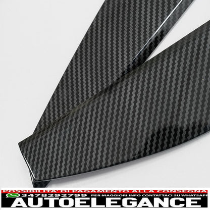 Copertura decorativa laterale del pannello della console centrale dell'auto, adatta per Mercedes Classe A W177 V177 (2018 in poi), carbonio AUTOELEGANCERICAMBI