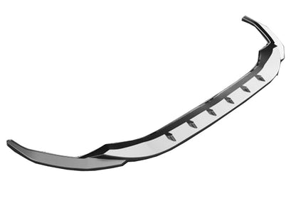 SPLITTER ANTERIORE ADATTO PER AUDI A3 8Y SLINE 2020+ LOOK SPORTIVO NERO LUCIDO