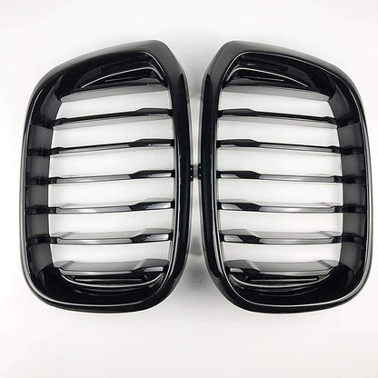 BMW X3 G01 X4 G02 FRONT GRILLES M LOOK BLACK .-. 0999