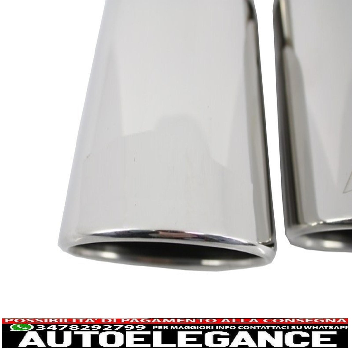 Exhaust muffler tips suitable for mercedes c class e class cls sl slk e63 c63 design 