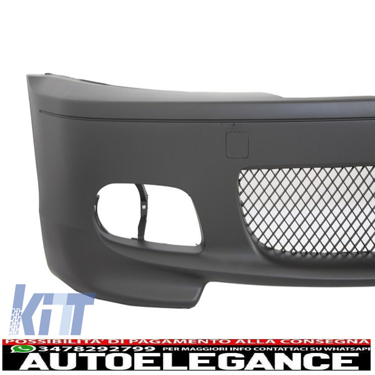 complete body kit suitable for bmw e46 98-05 3 series coupe/cabrio m-technik design with m-power exhaust silencer