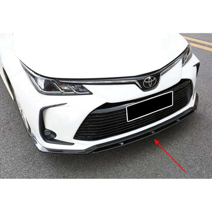 💕ART.1059 SPLITTER TOYOTA COROLLA XII 2020+ STANDARD NERO LUCIDO 3 PEZZI💕