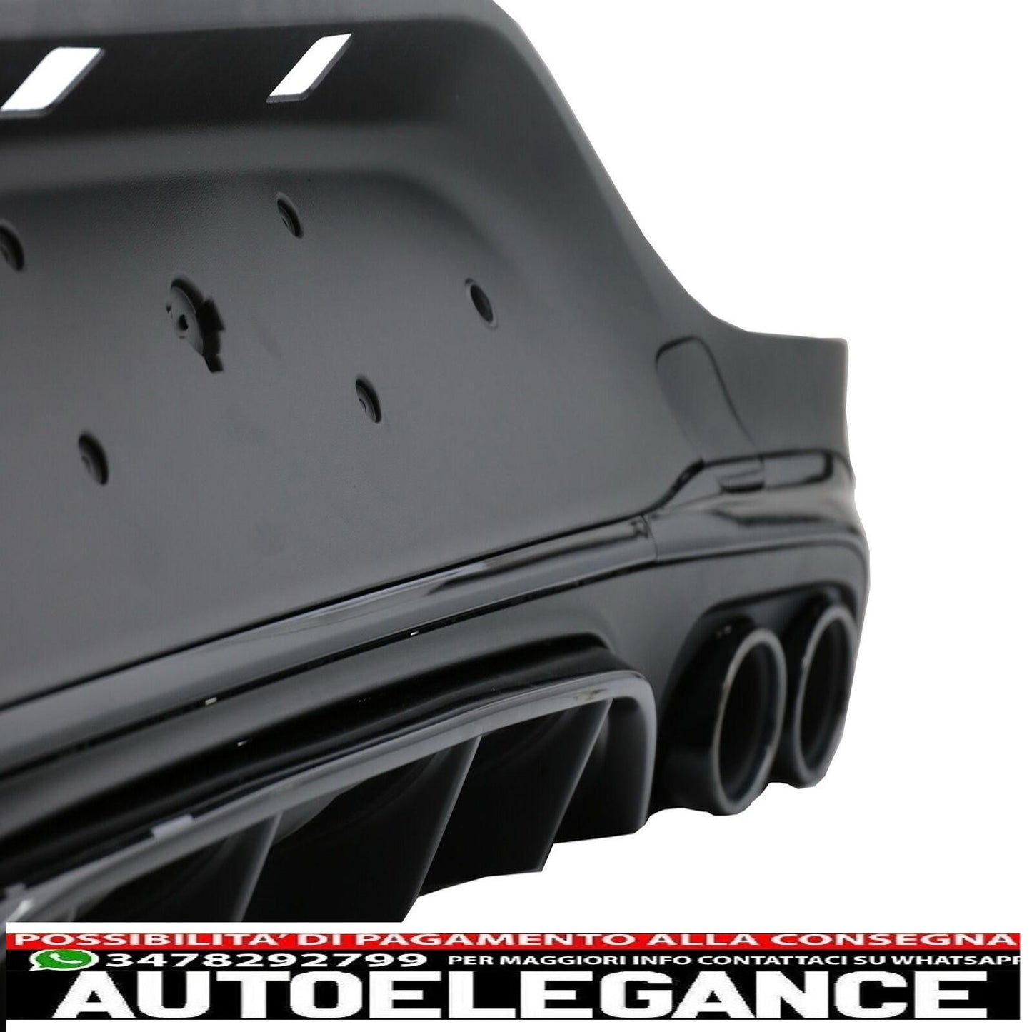 Diffuser for Mercedes GLC Coupe Facelift C253 20+ Tips GLC43 Look 