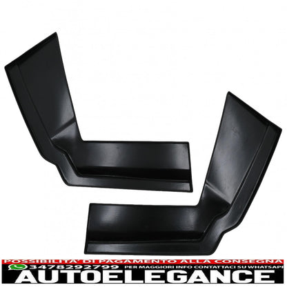 Alette sdoppiatori laterali paraurti posteriore adatte per alfa romeo giulia 952 (2016-2021) nero AUTOELEGANCERICAMBI