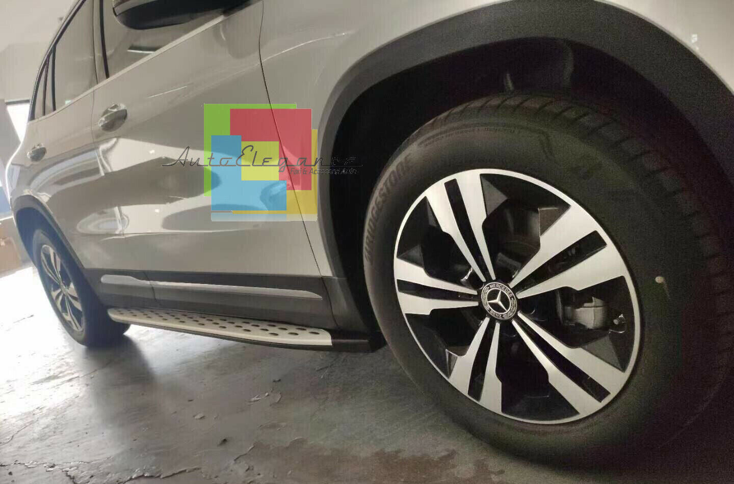 UNDER DOOR MERCEDES GLA H247 2020+ SIDE STEPS UNDER DOOR SPORT amg - 