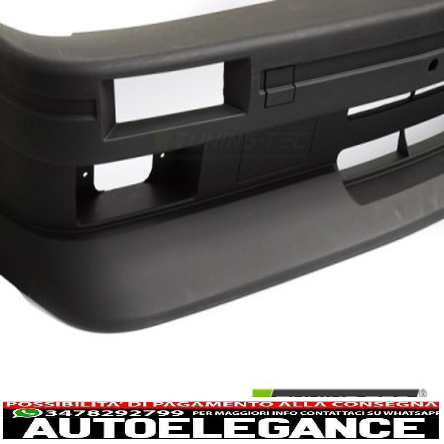 Sport style front bumper for bmw e30 82-90 