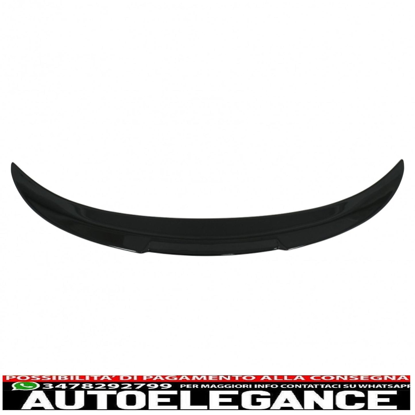 spoiler bagagliaio adatto per bmw serie 3 f30 f80 m3 berlina (2011-2019) pianoforte nero