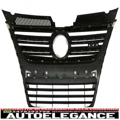 griglia anteriore adatta per vw passat 3c (2007-2010) aspetto alluminio argento