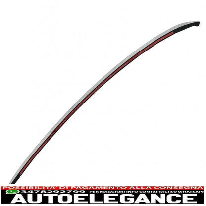 Decorative roof rails suitable for mercedes glc coupe c253 (2015-2019) aluminum