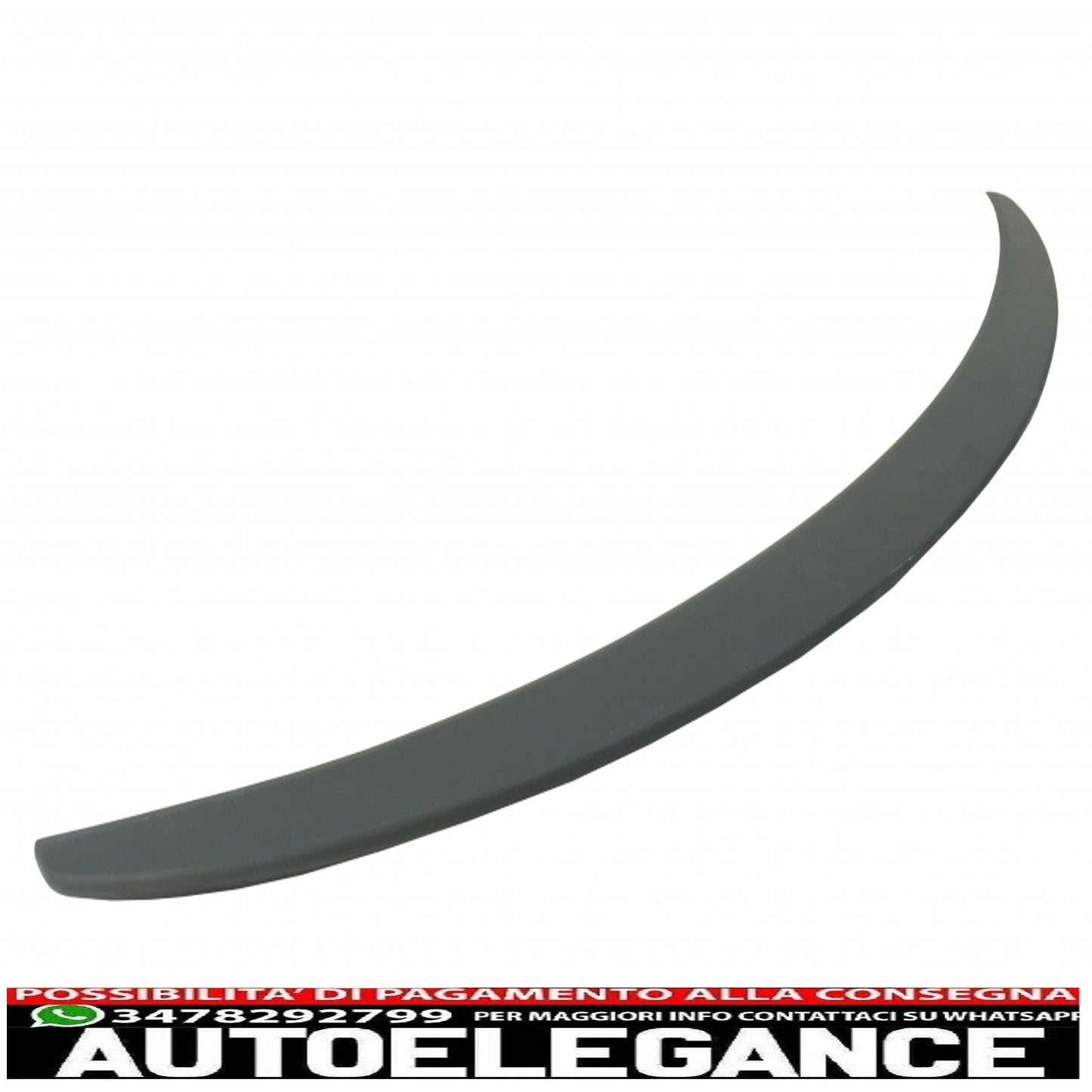 Boot Spoiler Suitable for Mercedes C-Class Coupe C205 (2014-up) Matt Black 