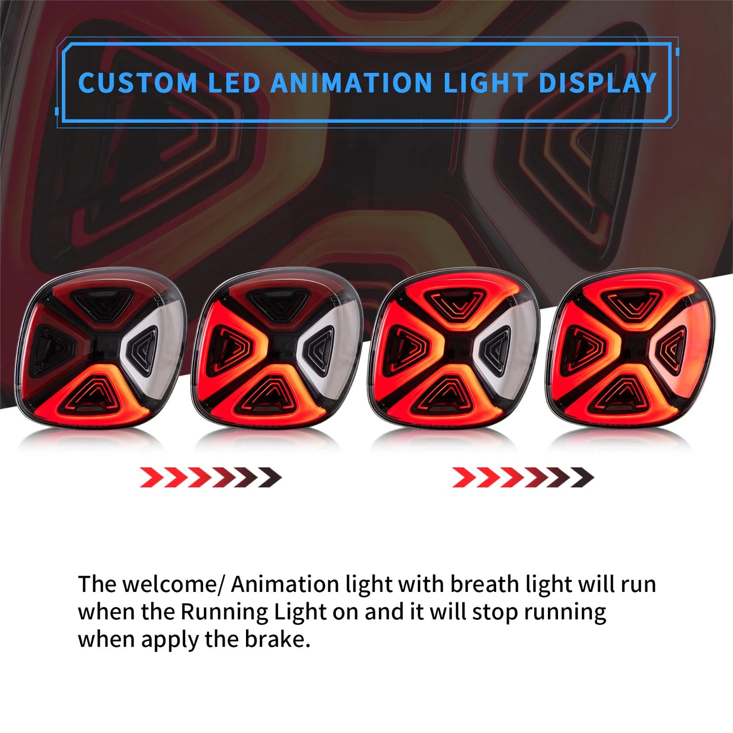 Fanali posteriori Full LED per Smart 453 Fortwo/Forfour 2015-2019 con animazione di avvio