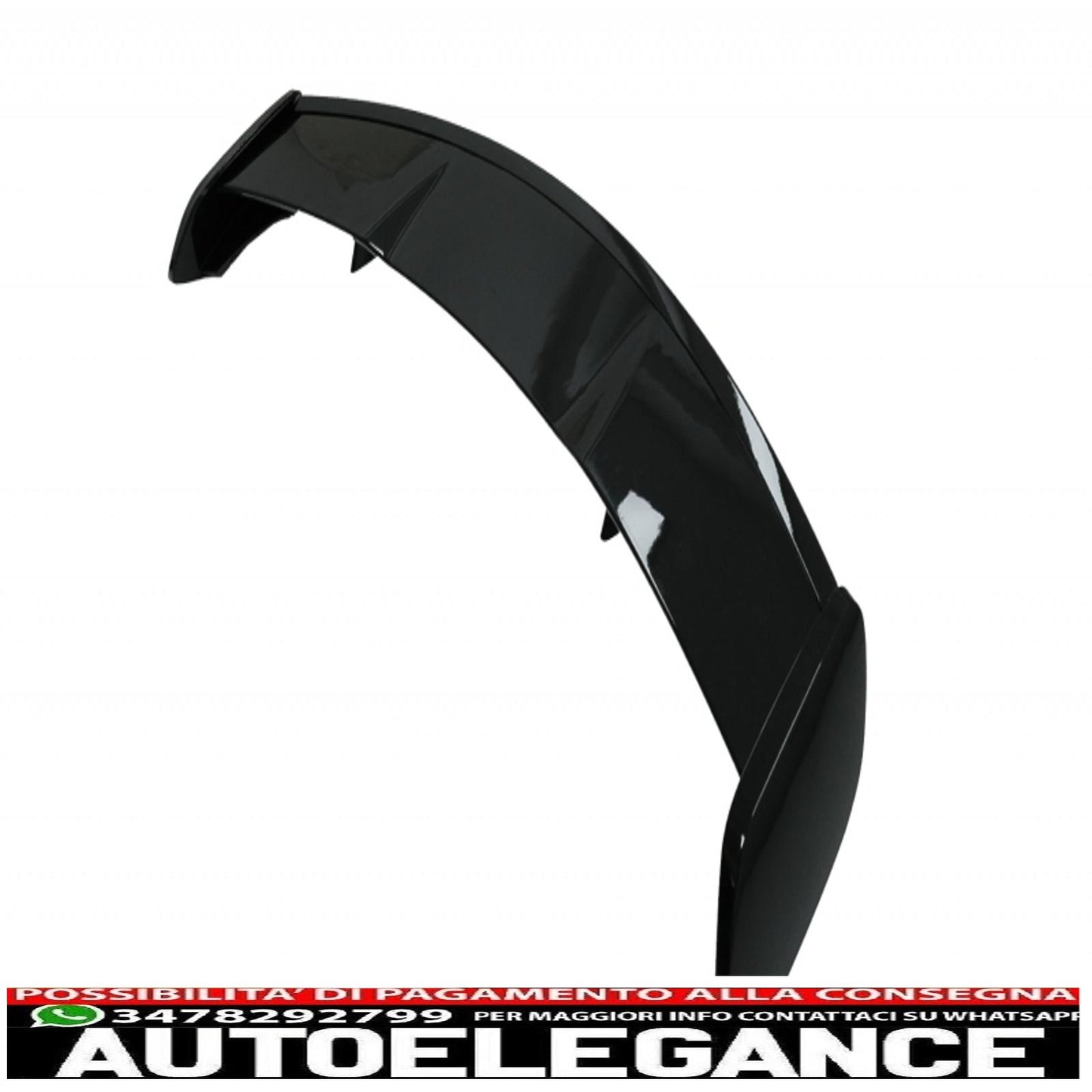 Trunk lid spoiler suitable for mercedes gla x156 (2014-2019) gla45 piano black design