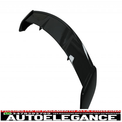 Trunk lid spoiler suitable for mercedes gla x156 (2014-2019) gla45 piano black design