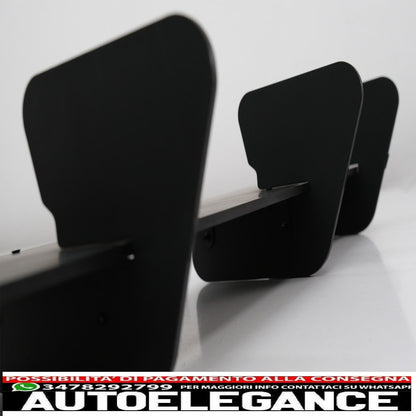 Splitter estensione paraurti posteriore per diffusore adatto a vw golf 7.5 facelift gti (2017-2020) nero