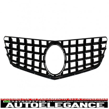 griglia anteriore adatta per mercedes classe e c207 w207 a207 (2009-2012) coupe cabrio gtr look