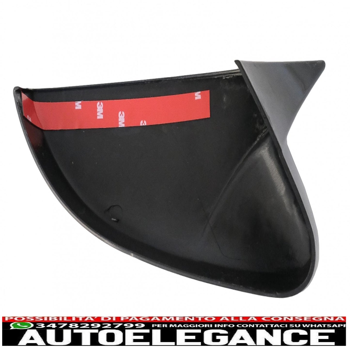 coperture specchietti adatte per vw polo 6r 6c mk5 (2009-2017) up! berlina (09.2016-2019) nero pianoforte AUTOELEGANCERICAMBI