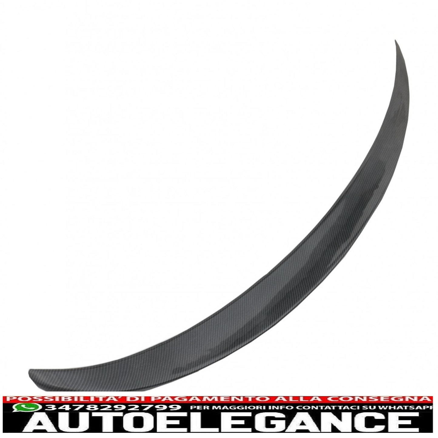 Trunk lid spoiler suitable for mercedes cla c117 w117 (2013-2018) a-design carbon film 