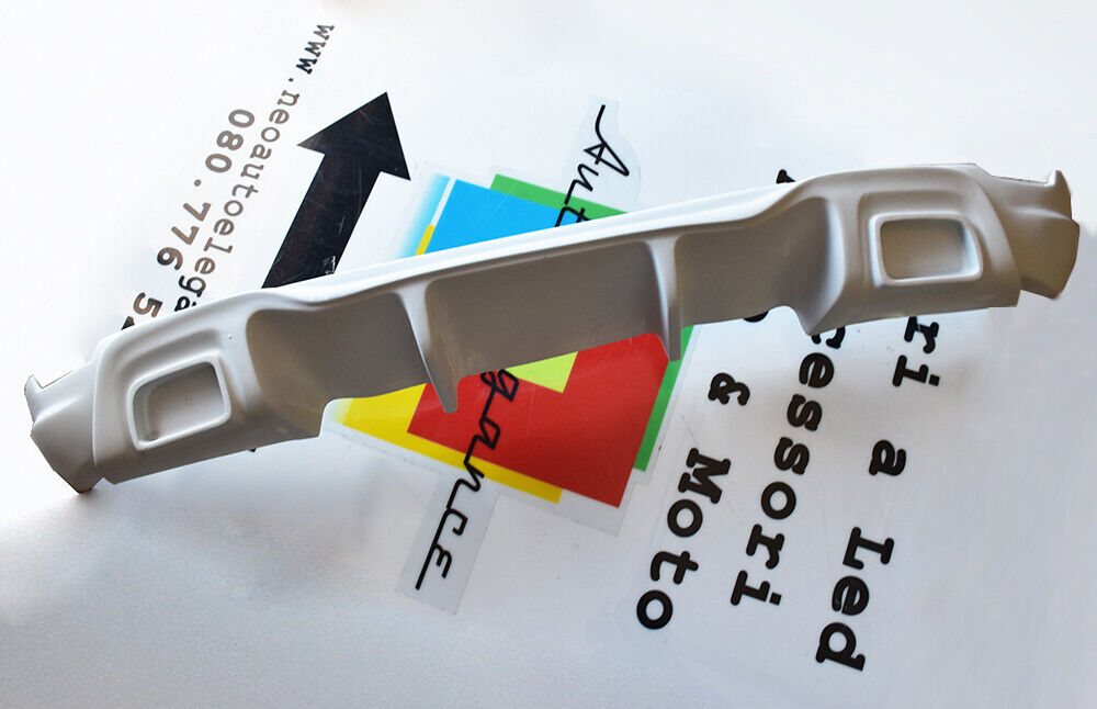 RENAULT CLIO 4 MK4 2012-2019 DIFFUSORE SOTTO PARAURTI POSTERIORE LOOK RS