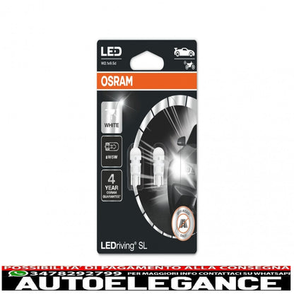 Osram ledriving sl w5w luce ausiliaria led lampadina luce targa/posizione 12v 1,12 w