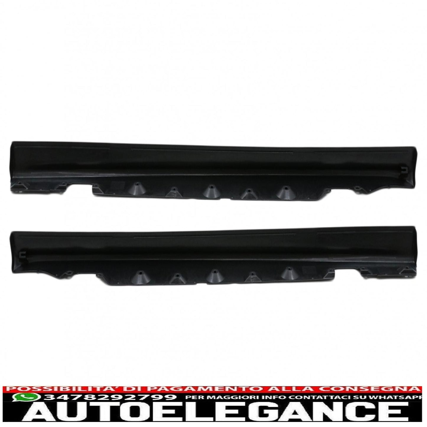 side skirts suitable for bmw 3 series e46 coupe cabrio (1998-2004) m3 m-technik design