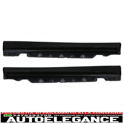 side skirts suitable for bmw 3 series e46 coupe cabrio (1998-2004) m3 m-technik design