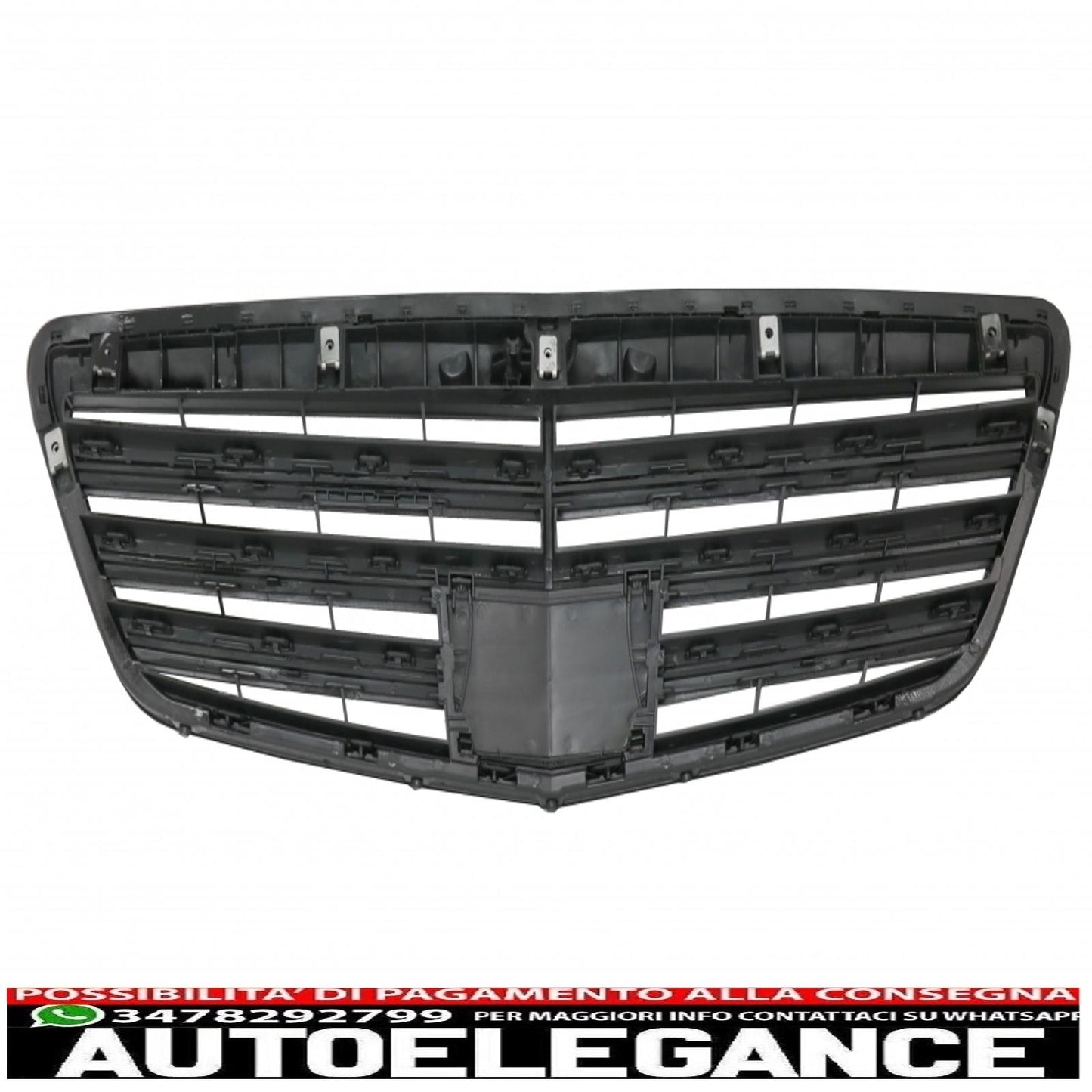 griglia anteriore adatta per mercedes classe s w221 facelift (2010-2013) s65 design pianoforte nero