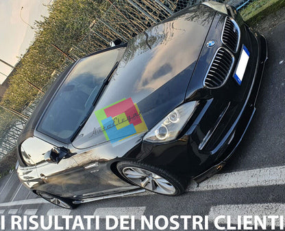 LAME BMW SERIE 6 E63 E64 SPLITTER SOTTO MINIGONNE LATERALI ABS NERO LUCIDO