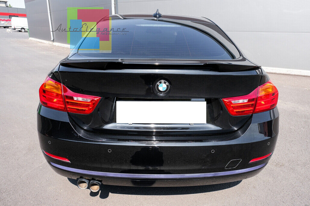 BMW SERIE 4 F36 2014+ SPOILER COFANO ALETTONE DESIGN M4 SPORTIVO ABS NERO IT AUTOELEGANCERICAMBI