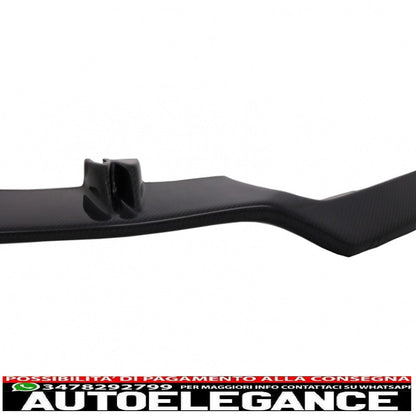 Front bumper additional spoiler lip suitable for audi a7 rs7 4g (2010-2018) real carbon