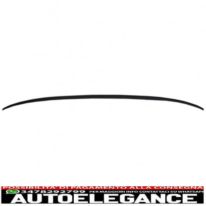 trunk spoiler suitable for audi a3 8v sedan (2013-up) matt black
