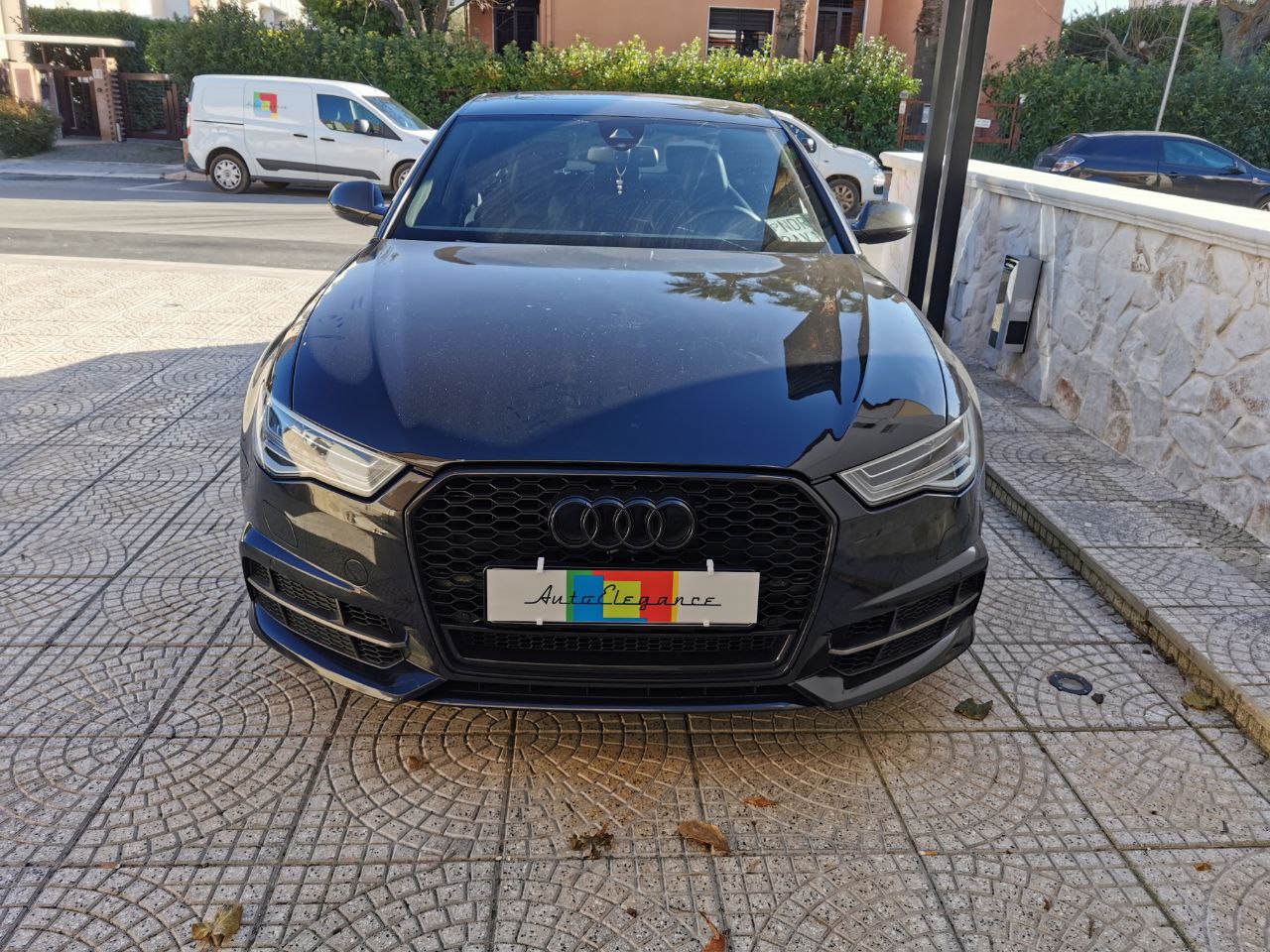 FARI ANTERIORI ADATTI PER AUDI A6 4G 2011-2014 XENON LOOK LIFT FULL LED