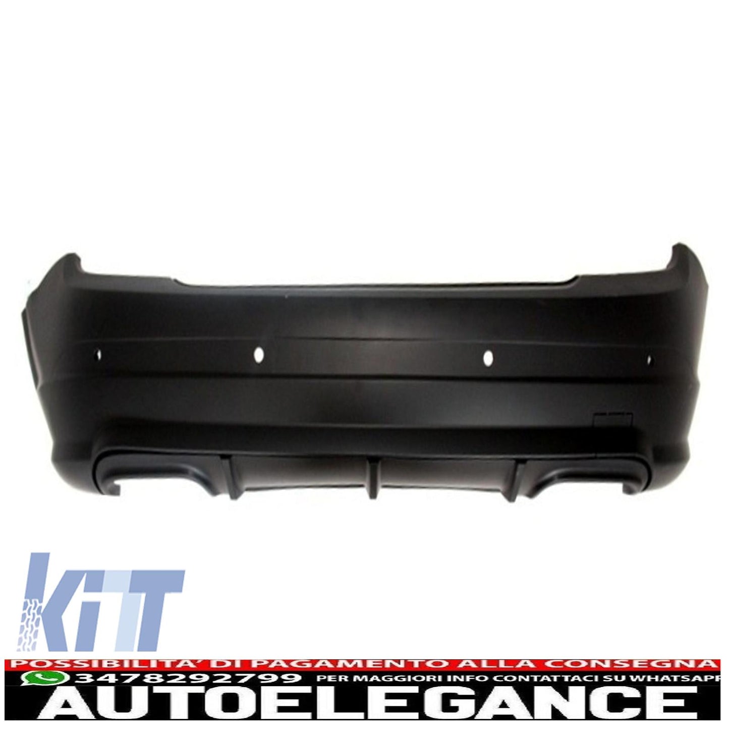 body kit suitable for mercedes-benz c-class w204 c63 2007-2012 with exhaust tips 